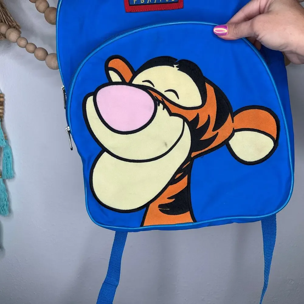 Vintage Disney Winnie the Pooh Tigger Face Backpack